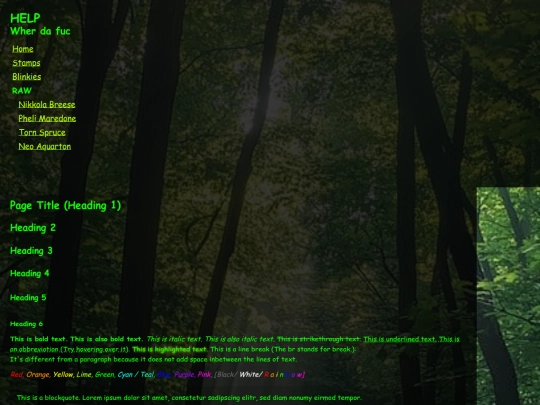 help screenshot