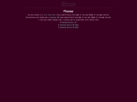 devicesIOwn/phones screenshot