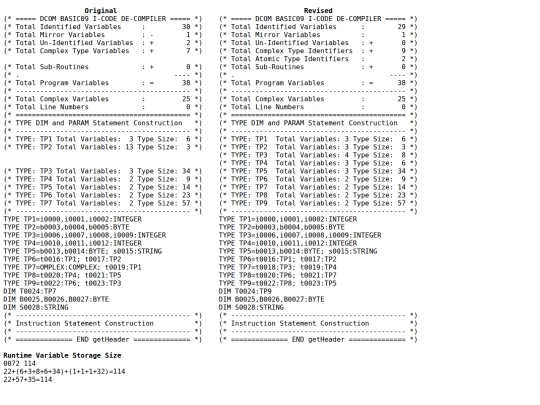 Basic09/DComCmp screenshot