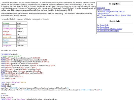 Basic09/getHeader screenshot