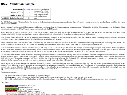 Basic09/getHeaderDSAT screenshot