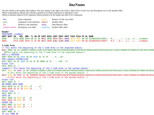 Basic09/lineNums screenshot