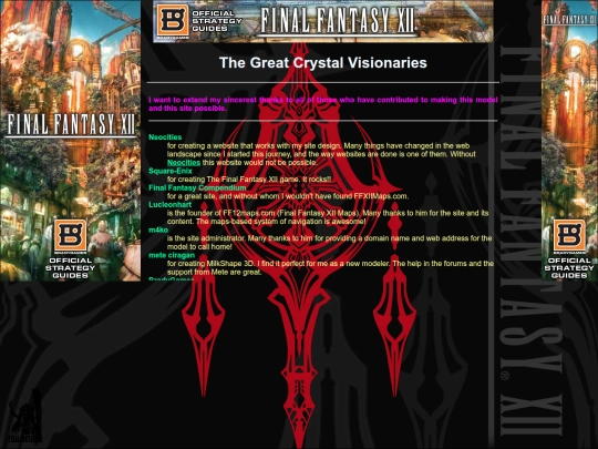 FFXII/GC/visionaries screenshot