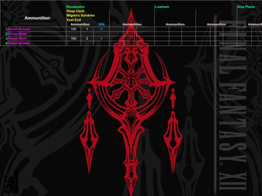 FFXII/Shops/sheet005 screenshot
