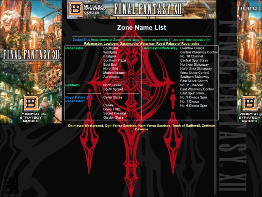 FFXII/zonenames screenshot