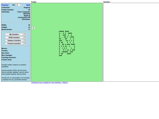 Sokoban/DATA/Original/O45 screenshot