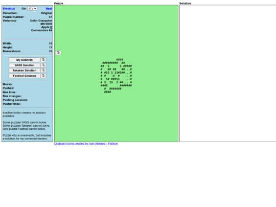 Sokoban/DATA/Original/O47a screenshot