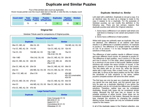 Sokoban/Duplicates screenshot