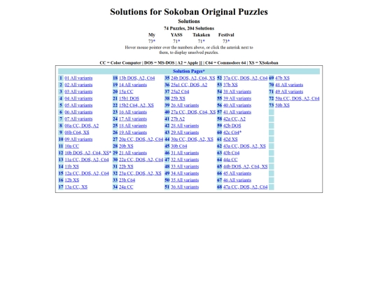 Sokoban/TRSolutions screenshot