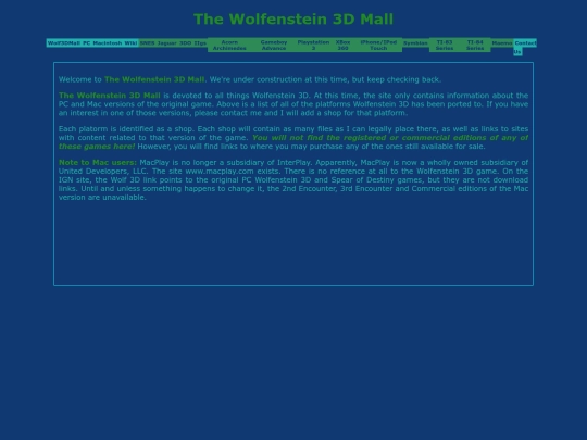 Wolfenstein screenshot