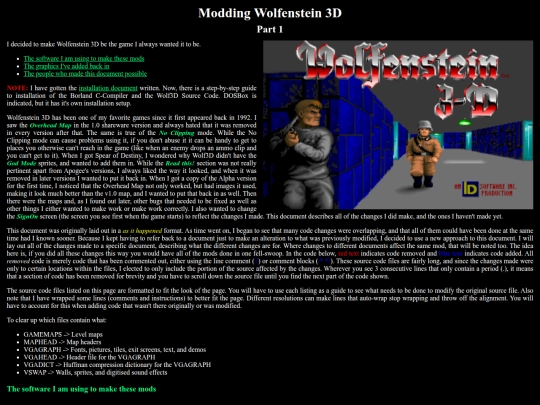 Wolfenstein/modding screenshot
