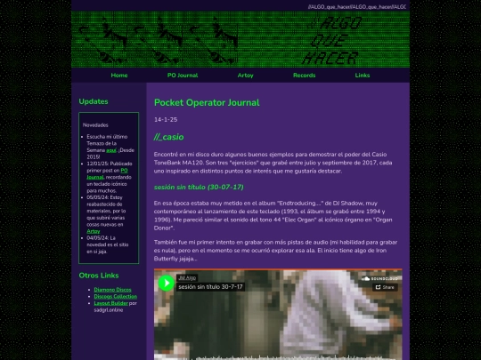 about/po-journal screenshot