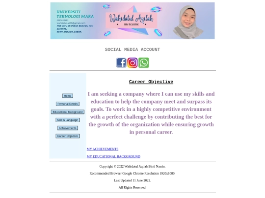 career-objective screenshot