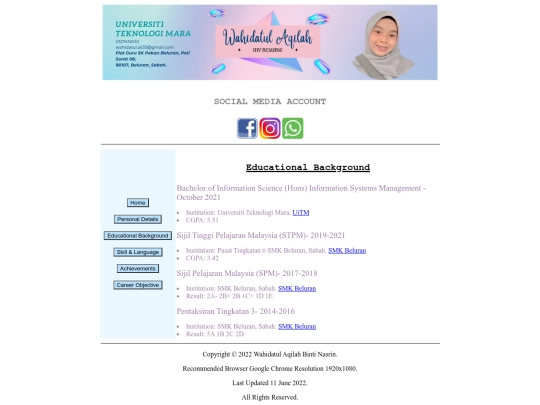 educational-background screenshot