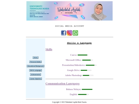 skill&language screenshot