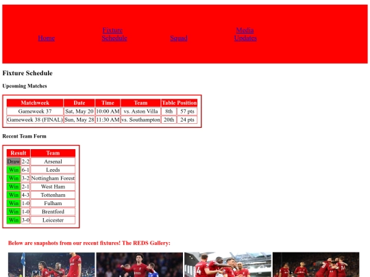 fixture screenshot