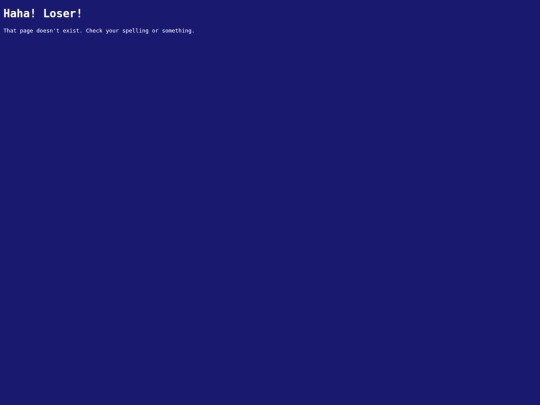 not_found screenshot
