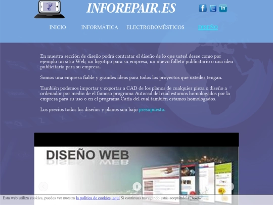 sitios web/IMFOREPARAIR/diseño screenshot
