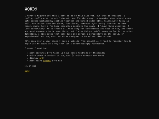 words screenshot