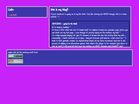 blog screenshot