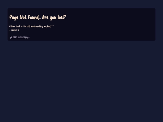 not_found screenshot