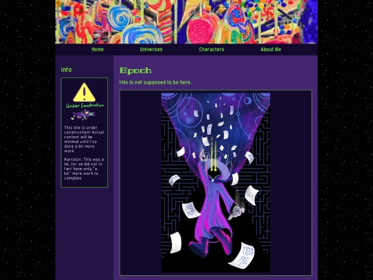 characters/epoch screenshot