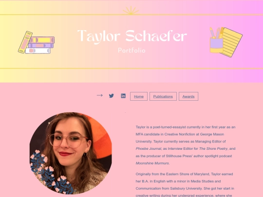 finalprojectroot/portfoliohomepage screenshot