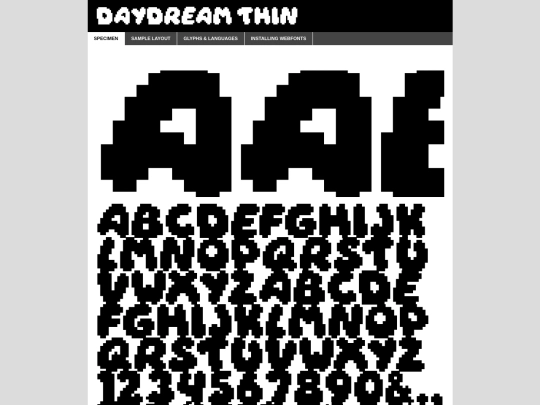 webfontkit/daydream-demo screenshot
