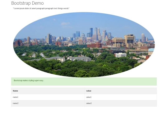 bootstrap screenshot
