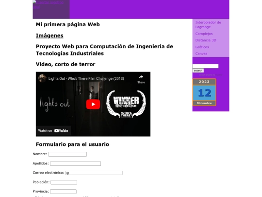 index screenshot