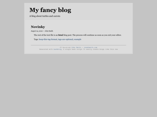 bashblog/novinky screenshot