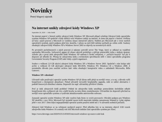 bashblog/windowsxp screenshot