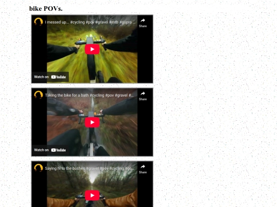 cycling/POV screenshot