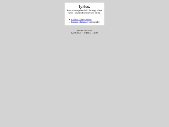 lyrics screenshot