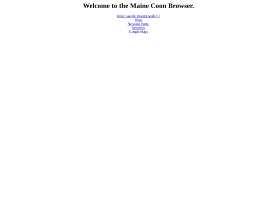 mainecoon screenshot