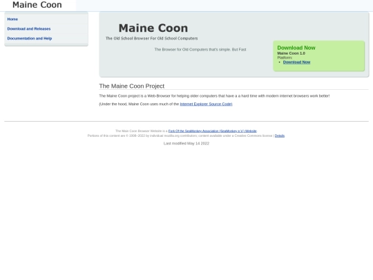 mainecoon screenshot