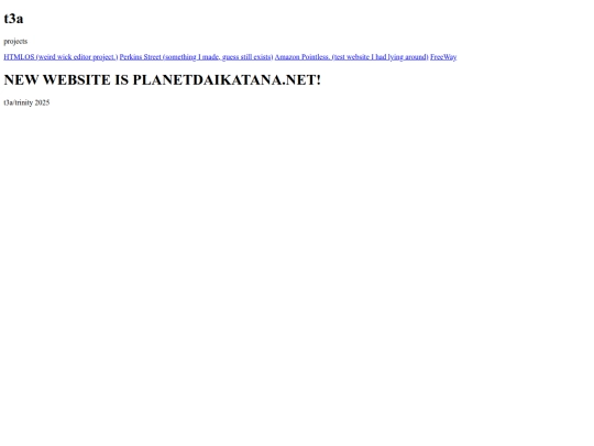 projects screenshot