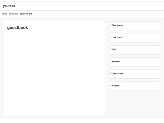 MyGuestbook screenshot