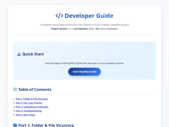 laos/volc/DEVELOPER_GUIDE screenshot