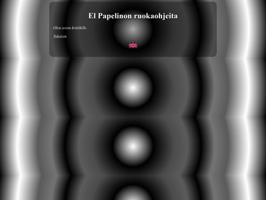 1El Papelino/ElPapelinonruokaohjeet screenshot