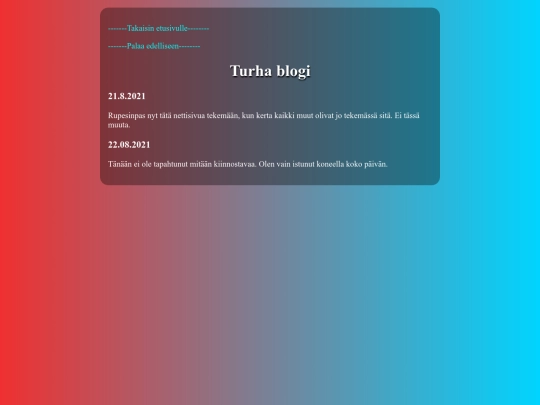1Tahvo/Turhablogi screenshot