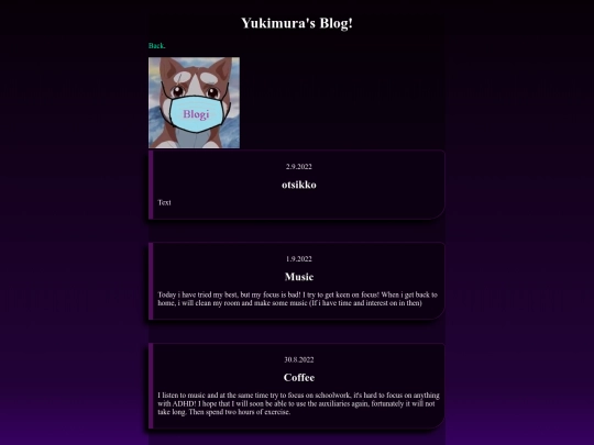1Yukimura/Blog screenshot
