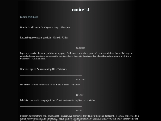 Ilmoitus.eng screenshot