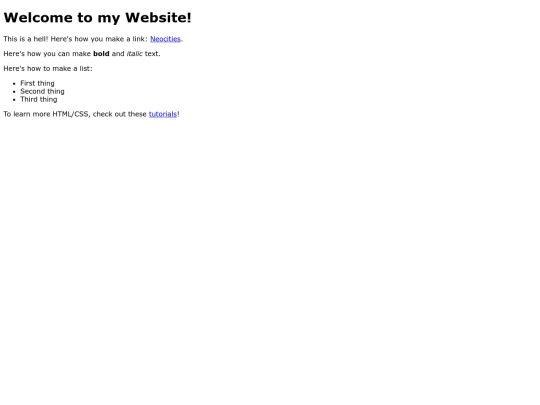 index screenshot