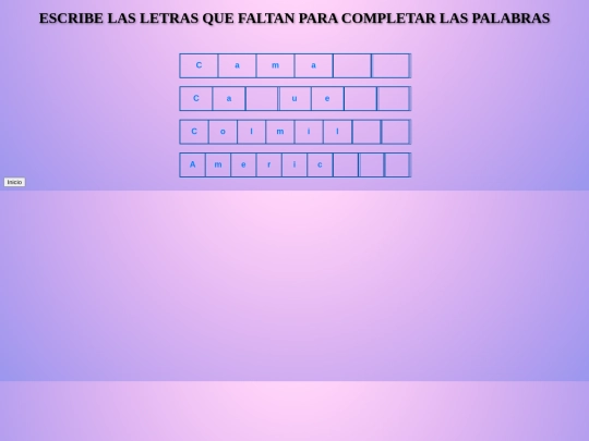 JuegoL1 screenshot