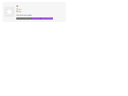 lastfm-now-playing screenshot