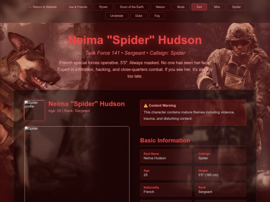 spider screenshot