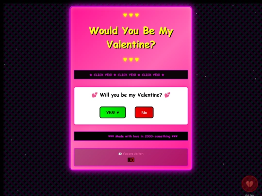 valentine screenshot