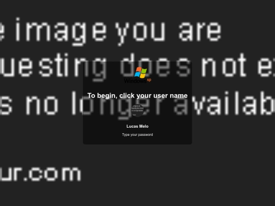 windows xp/login screenshot