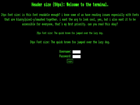 index screenshot
